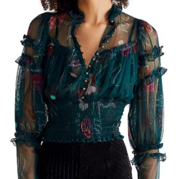 Free People Tops - Free People Time For Shine Top Sz S